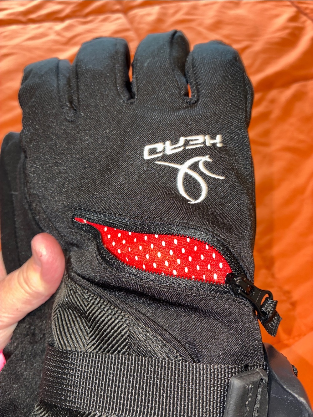Men’s Head Black Winter Gloves with Grip Panels - size Large - Picture 7 of 8